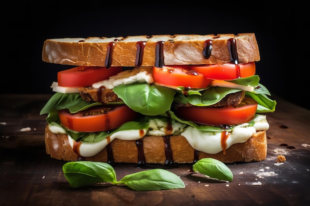 Ricetta cena con panino caprese