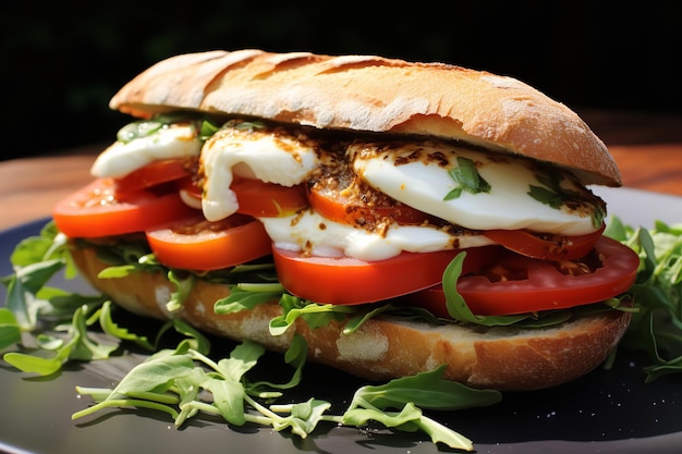 Ricetta cena con panino caprese