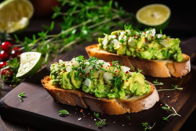 Ricetta per cena con toast all'avocado