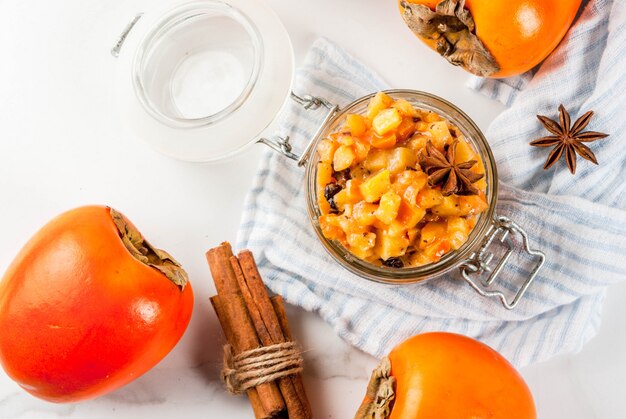 Ricette alimentari tradizionali indiane, Chutney di frutta cachi