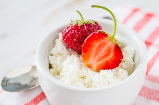 Ricotta con fragole