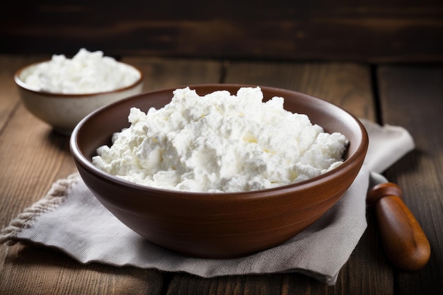 Ricotta sul tavolo