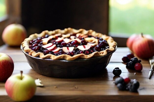 Riempimenti di torte di ispirazione del frutteto per festeggiare i nuovi reperti del raccolto