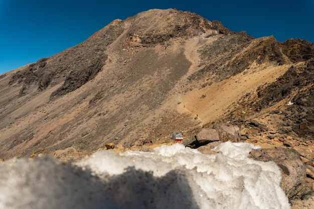 Rifugio del vulcano 100 iztaccihuatl messico