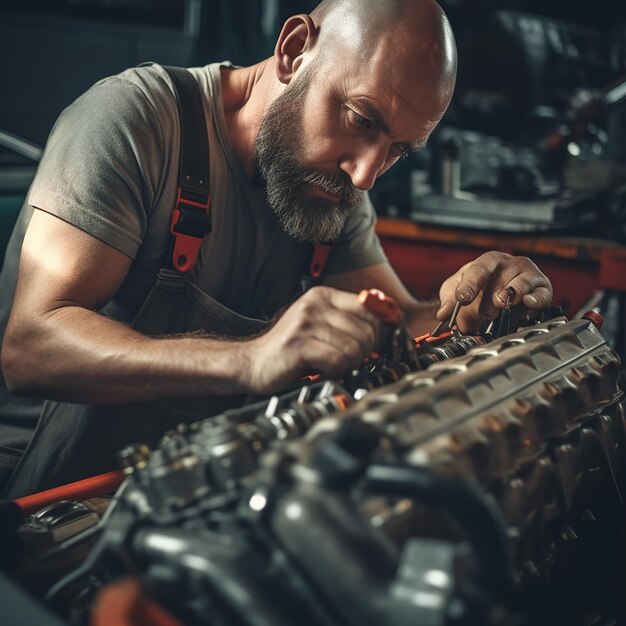 Riparazione meccanica riparazione del motore dell'auto