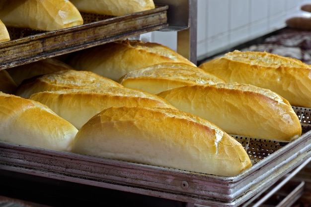 Ripiani di pane francese