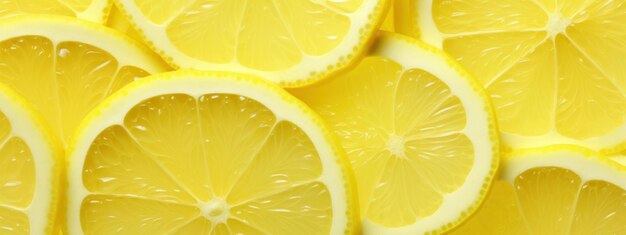 Ripresa macro del limone che mostra le sue texture vibranti e la ricca architettura agrumata AI Generative