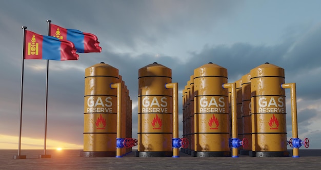 Riserva di gas della Mongolia Serbatoio di stoccaggio del gas della Mongolia Serbatoio di gas naturale