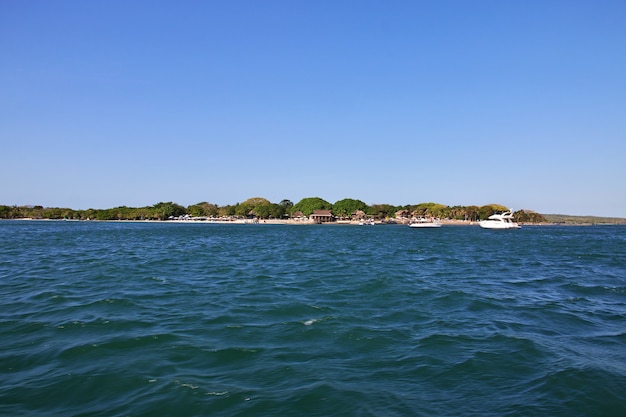 Riserva naturale di Rosario nel Mar dei Caraibi vicino a Cartagena, Colombia