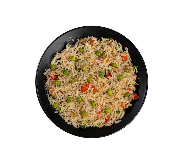 Riso Basmati Pilaf o Pulav con Piselli e Verdure