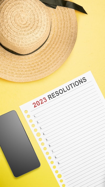 Risoluzione del 2023 Felice anno nuovo 2023