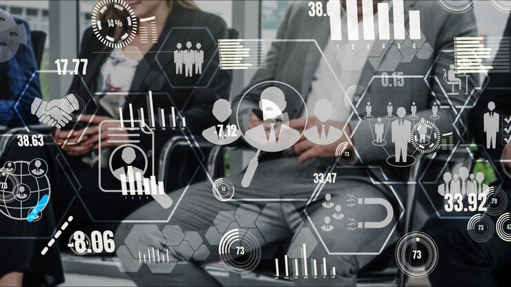 Foto risorse umane e networking concettuale