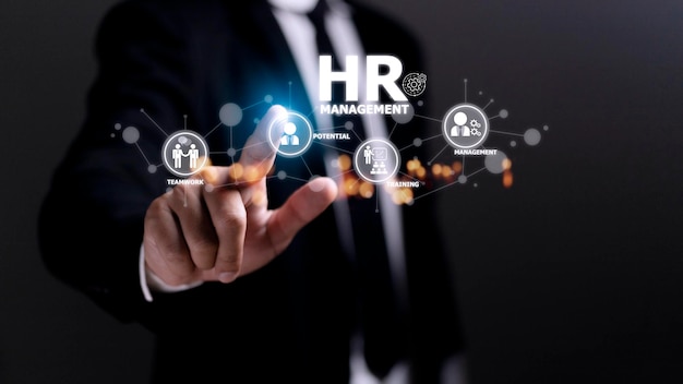 Risorse umane Gestione delle risorse umane Reclutamento Assunzione Headhunting Concept