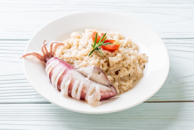 risotto ai calamari o ai polpi