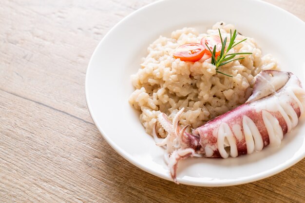 risotto ai calamari o ai polpi