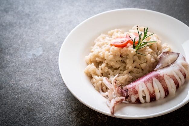 risotto ai calamari o ai polpi