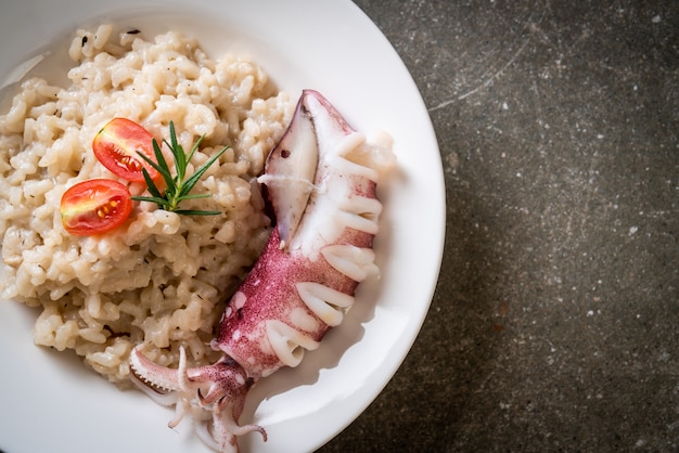 risotto ai calamari o ai polpi