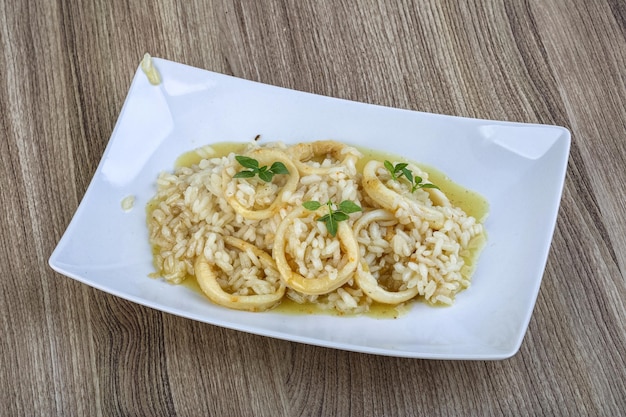 Risotto ai calamari