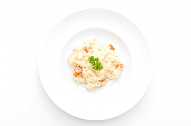 risotto con salsiccia