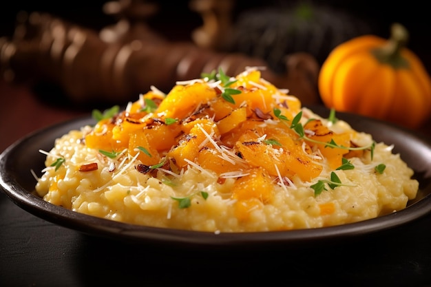 Risotto di zucca di noce