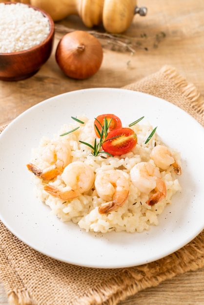 Risotto Italiano Con Gamberi