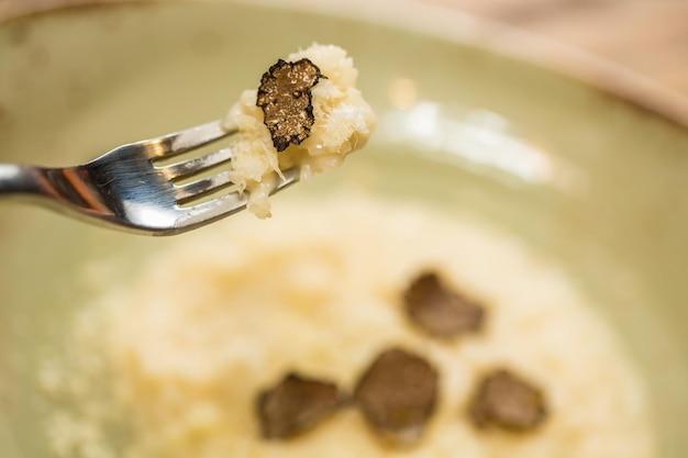 Risotto italiano con tartufo nero