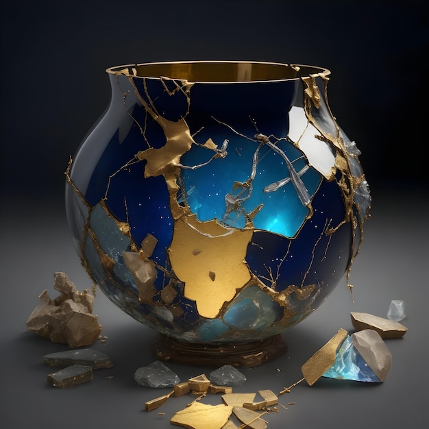 Risplendente risveglio L'ottimista alchimia di Kintsugi Caldron