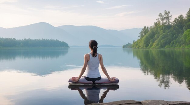 Ritiro yoga in riva al lago