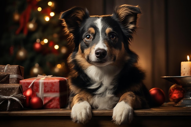 Ritratti di animali domestici di Natale