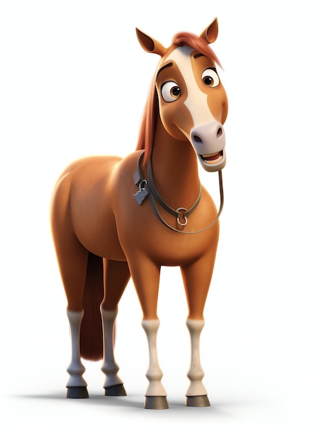 Ritratti di personaggi 3d animali cavallo