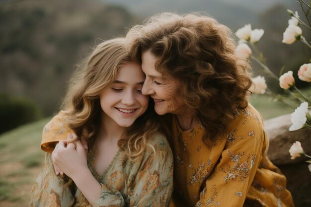 Ritratti sinceri della Festa della Madre Foto della Festa della Madre