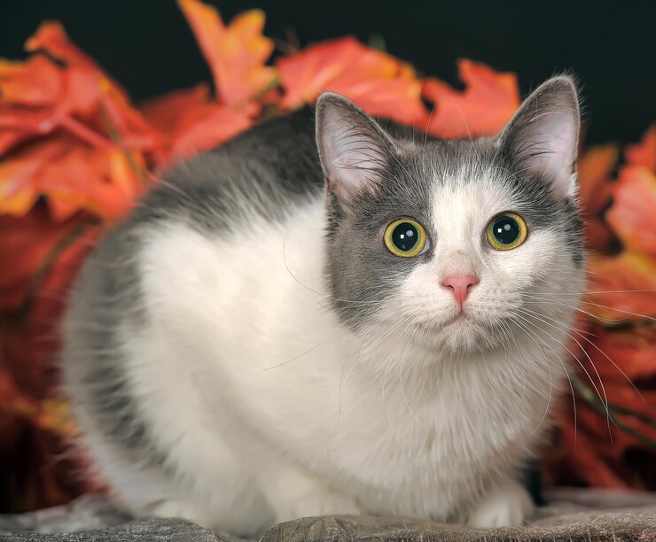 Foto ritratto da vicino di un gatto nero