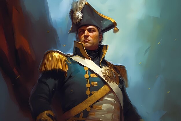 Ritratto dell'imperatore francese Napoleone Bonaparte Persona famosa