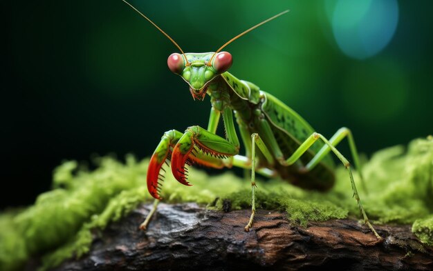 Ritratto della mantis predatrice