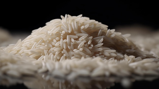 ritratto dettagliato del riso