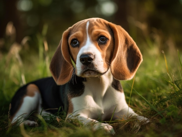 Ritratto di bel cane beagle