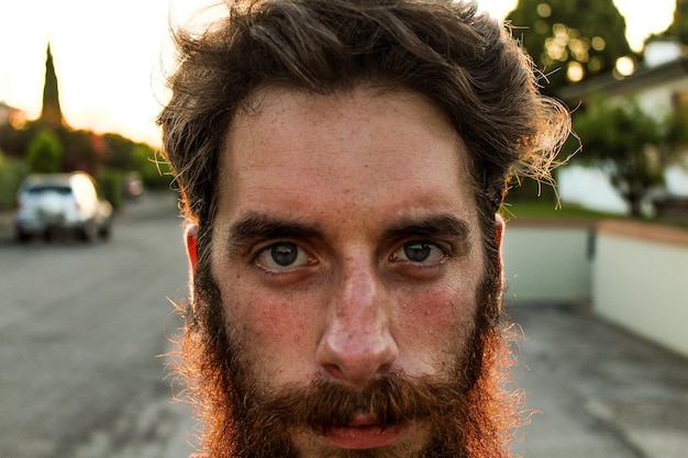 Ritratto di Close-up di uomo