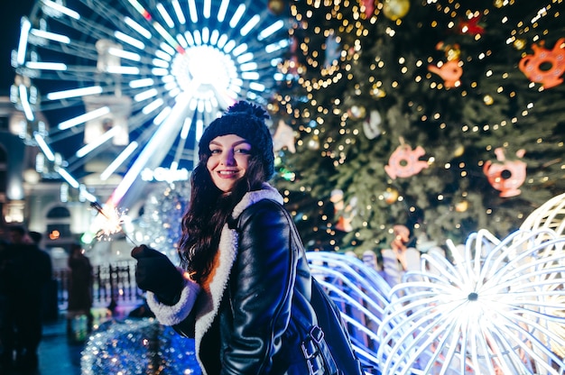 ritratto di donna alla fata di Natale