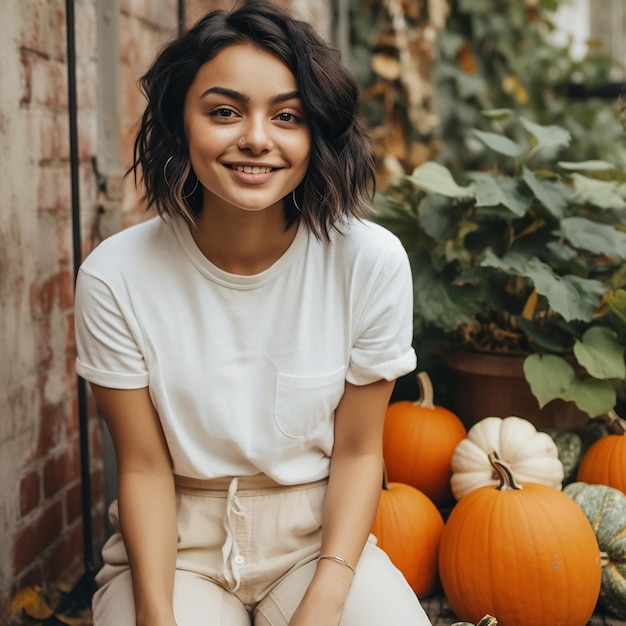 Ritratto di donna sorridente