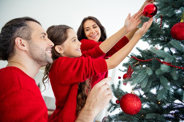 Ritratto di famiglia il giorno di Natale