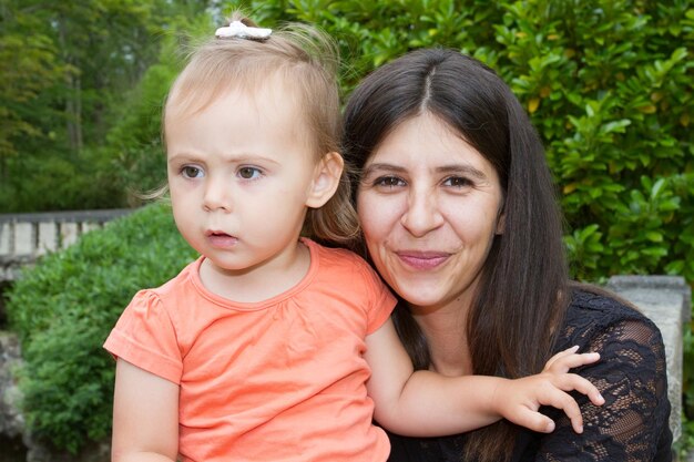 Ritratto di madre e bambino