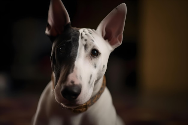 Ritratto di un cane bull terrier