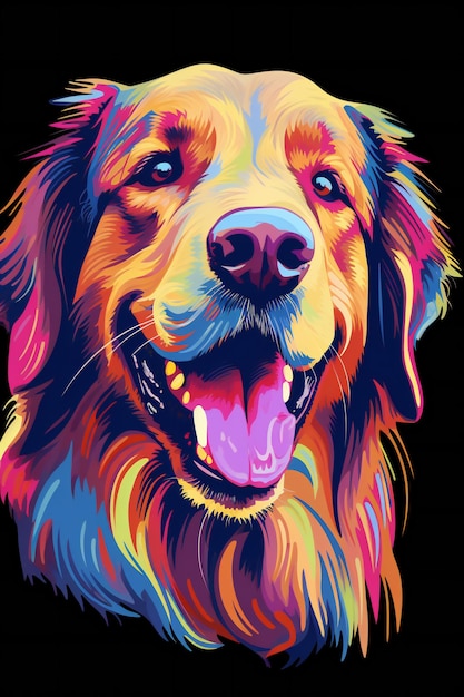 Ritratto di un cane Golden Retriever