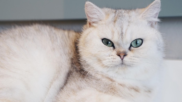 Foto ritratto di un gatto da vicino