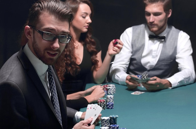 Ritratto di un giocatore di poker