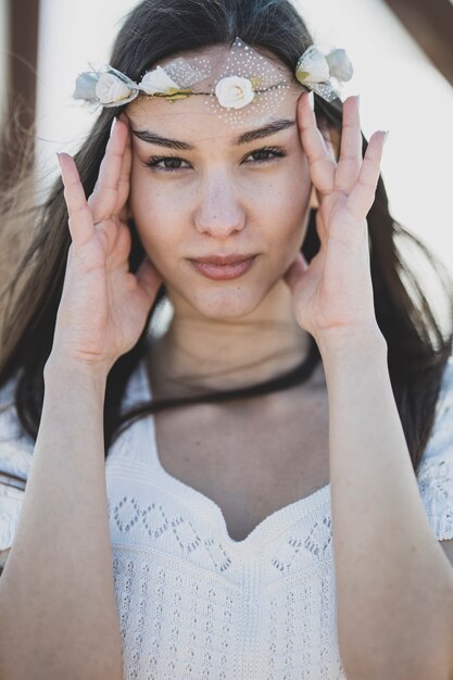 Ritratto di una bella ragazza