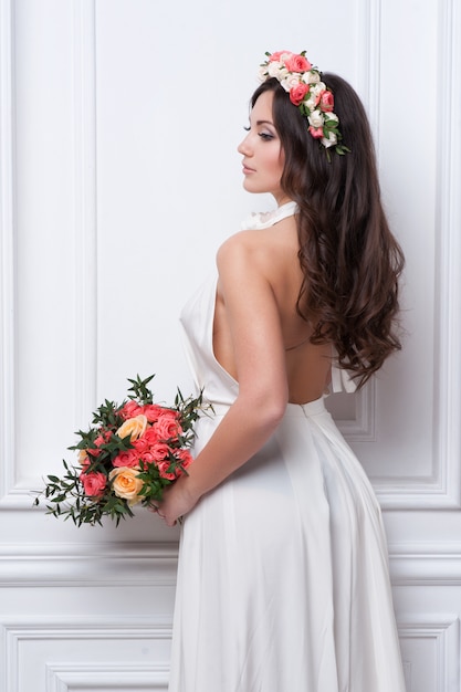 Ritratto di una bella sposa.