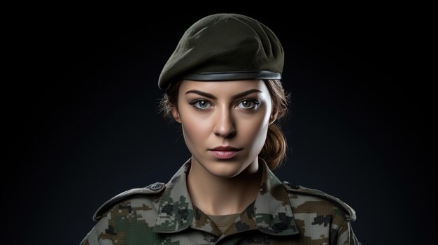 Ritratto di una donna militare