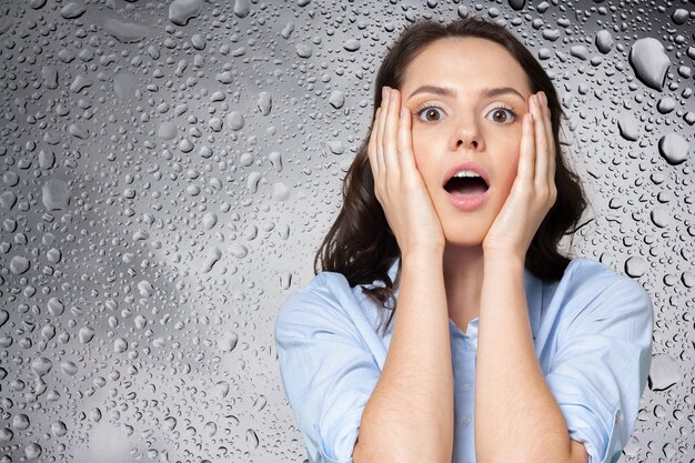 Ritratto di una donna stressata
