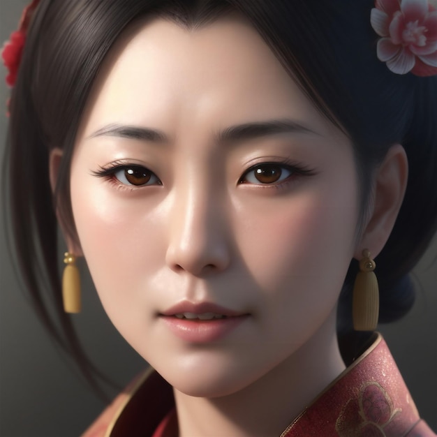 Ritratto di una giovane donna cinese